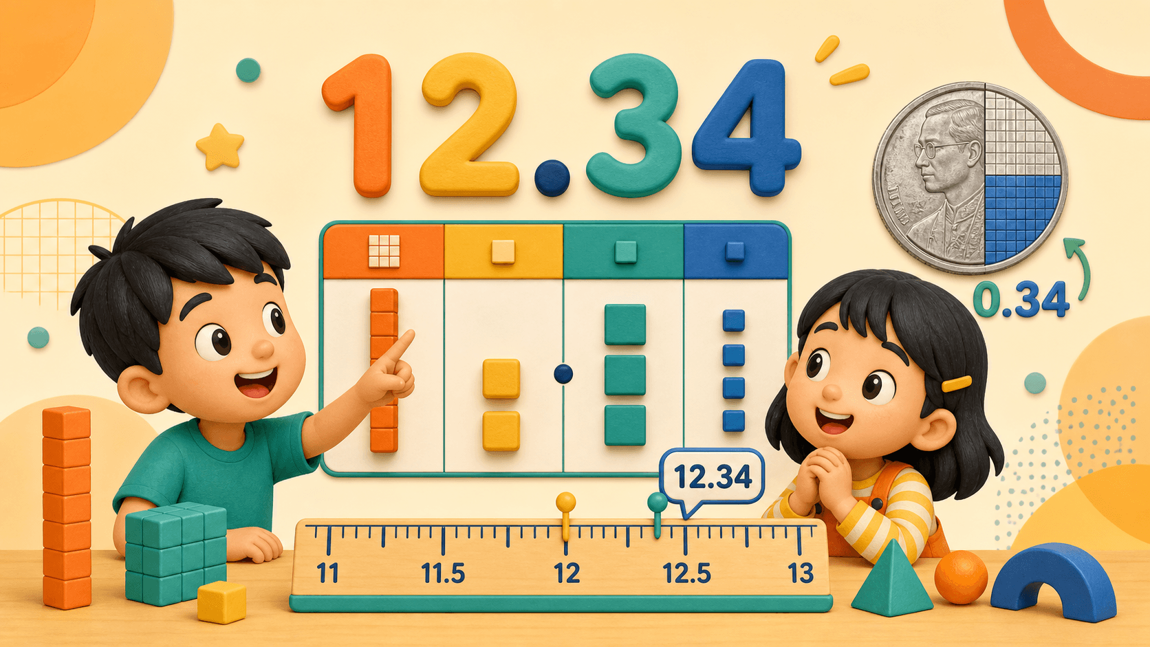 ภาพปกคอร์ส เก่งทศนิยมแบบเห็นภาพ เข้าใจง่าย ใช้ได้จริง